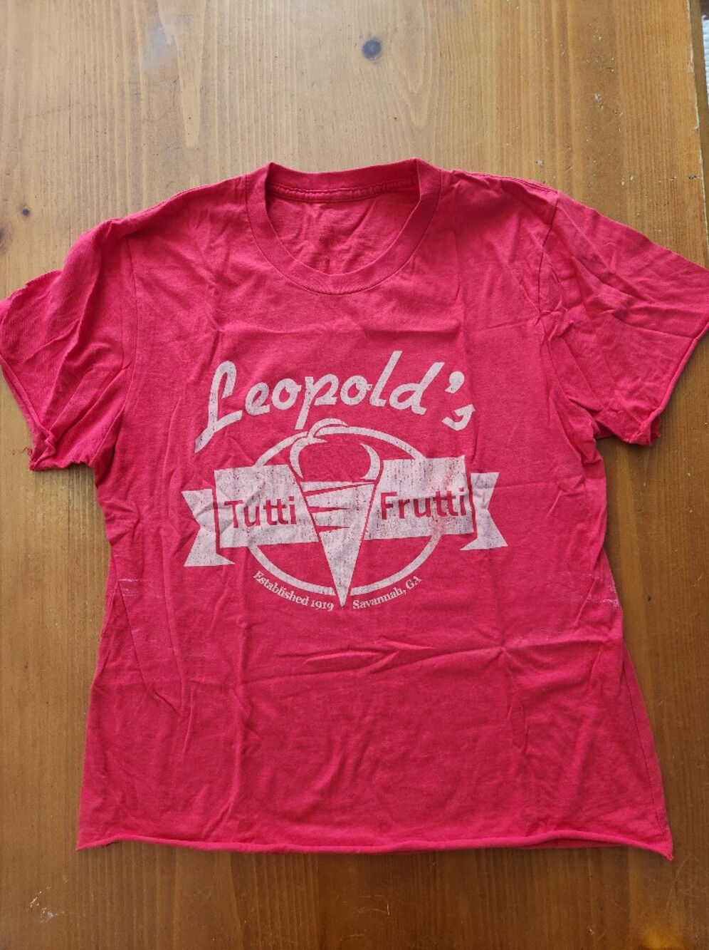 Leopold's Tutti Frutti Red Graphic Tee